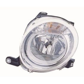 פנס ראשי L חש'+מנוע פיאט 500 08-15 S098708   שנתון 08-15