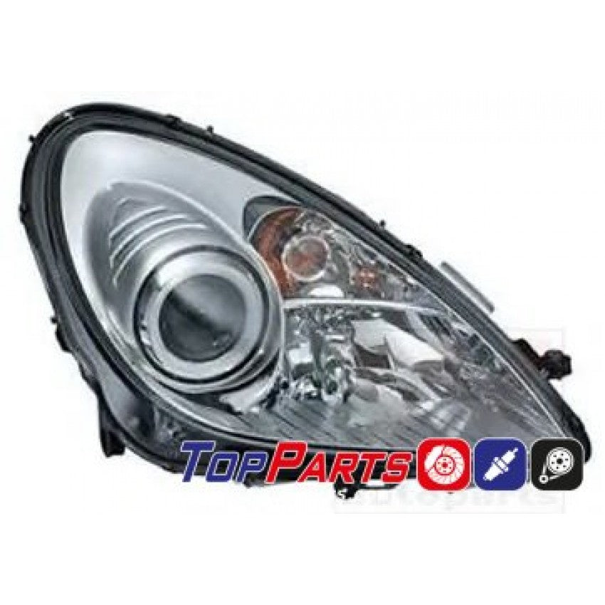 פנס ראשי שמאל חשמלי+מנוע מרצדס SLK 04-11 S136508   (R171) שנתון 04-11