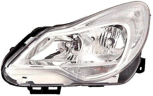 פנס ראשי L חש' ניקל+מנוע אופל קורסה 11-15 S165708   שנתון 11-15