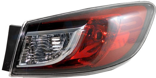 פנס אחורי ימין חיצוני מזדה 3 )13-09(5+4דלת S451989   שנתון 09-13