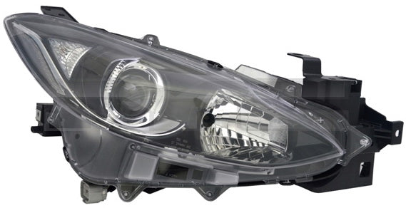 פנס ראשי R חש'+מנוע נפח 1500 מזדה 3 )16-13(5+4דלת S452307   שנתון 13-16