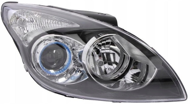 פנס ראשי R מושחר+מנוע חשמלי יונדאי I-30 08-12 S613111   שנתון 09-12