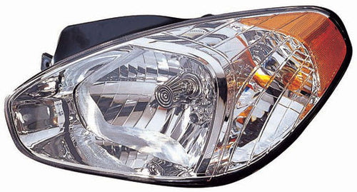 פנס ראשי תותיא+R צהוב יונדאי אקסנט 07-10 S613207   שנתון 07-10