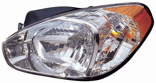 פנס ראשי תותיא+R צהוב יונדאי אקסנט 07-10 S613207   שנתון 07-10