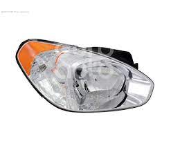 פנס ראשי תותיא+L צהוב יונדאי אקסנט 07-10 S613208   שנתון 07-10