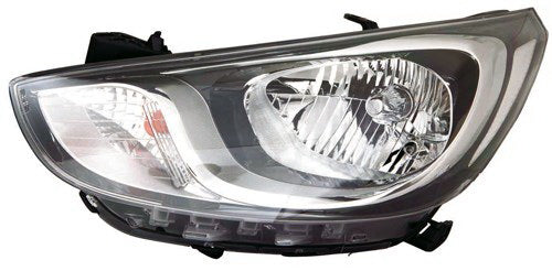 פנס ראשי R חש'+מנוע יונדאי I-25 )14-11(אקסנט S615207   שנתון 11-14